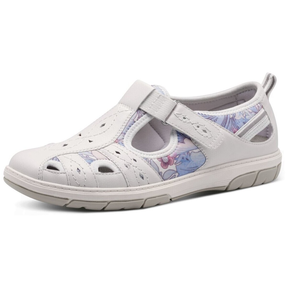 Schuhe Damen Slipper Soft Line Slipper 23669 100 Weiss