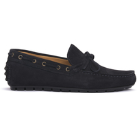 Schuhe Herren Slipper Exton BLUE CAMOSCIO Blau