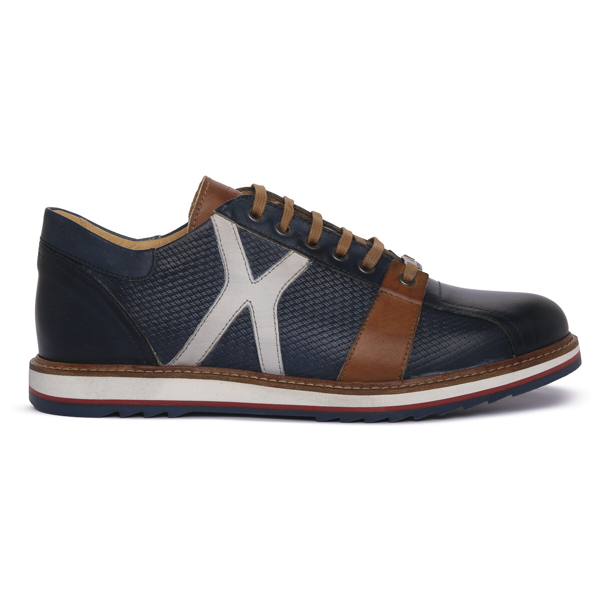 Schuhe Herren Sneaker Exton COMBI 6 Weiss