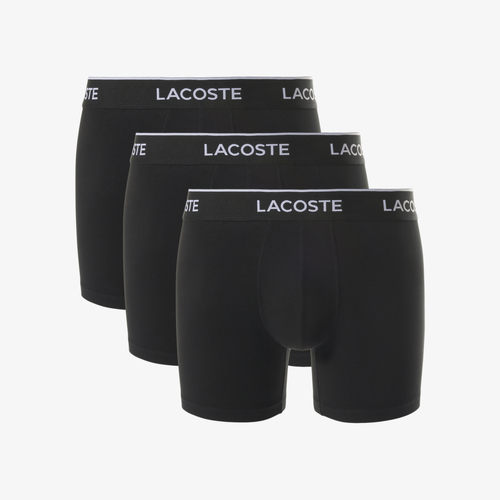 Unterwäsche Herren Boxershorts Lacoste Wäsche Schwarz