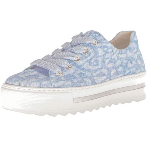 Schuhe Damen Sneaker Low Gabor Sneaker Blau