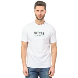 Kleidung Herren T-Shirts Guess M5GI19 J1314 Weiss