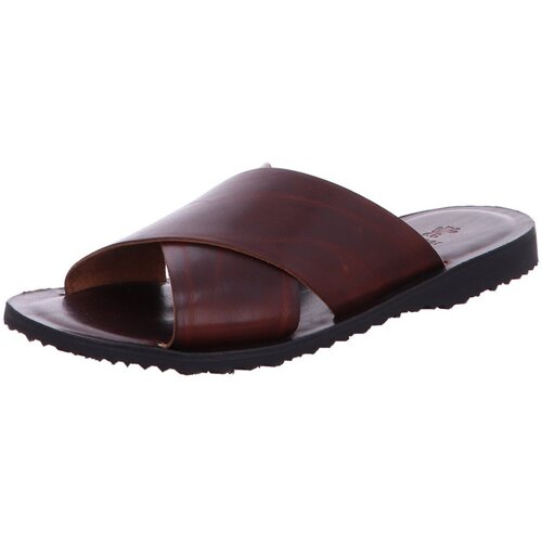 Schuhe Herren Pantoletten / Clogs Werner Schuhe Offene Spitzwegerich 223-85 Braun