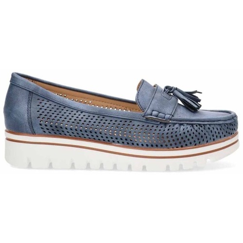 Schuhe Damen Slipper Armony 68004 Blau