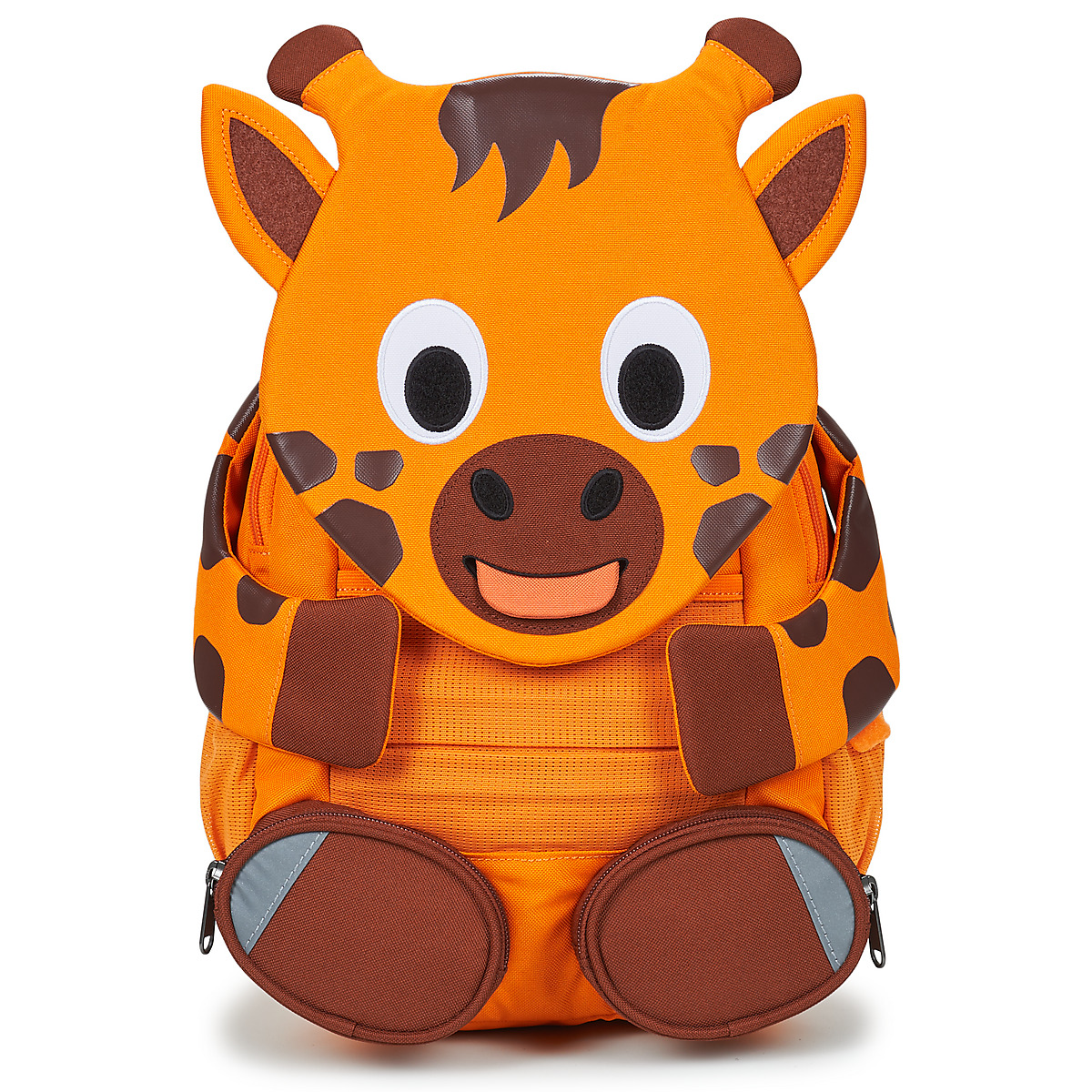 Taschen Kinder Rucksäcke Affenzahn GIRAFFE LARGE FRIEND Orange