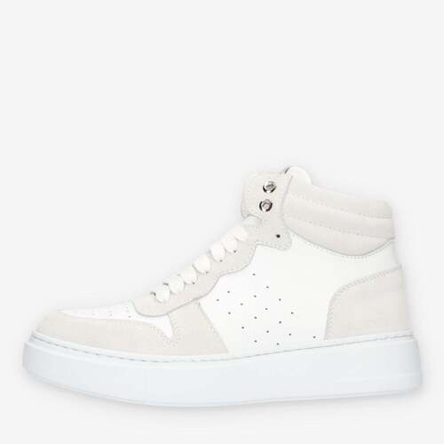 Schuhe Damen Sneaker High Exton 1583 Weiss