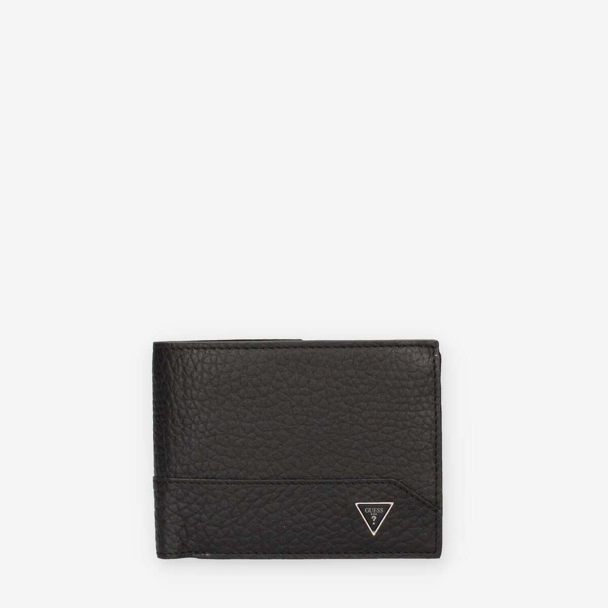 Taschen Herren Portemonnaie Guess SMBAGR-LEA24-BLA Schwarz