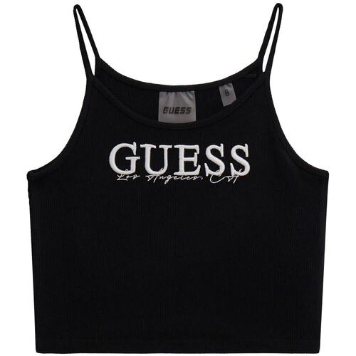 Kleidung Mädchen Tops Guess J5GI37K8RT2 Schwarz