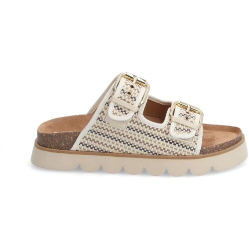 Schuhe Damen Sandalen / Sandaletten No Name SANDY SLAP W - GRASS - NOISETTE Braun