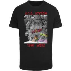 Kleidung Herren T-Shirts Mister Tee T-shirt  All Eyes Face Statue Schwarz