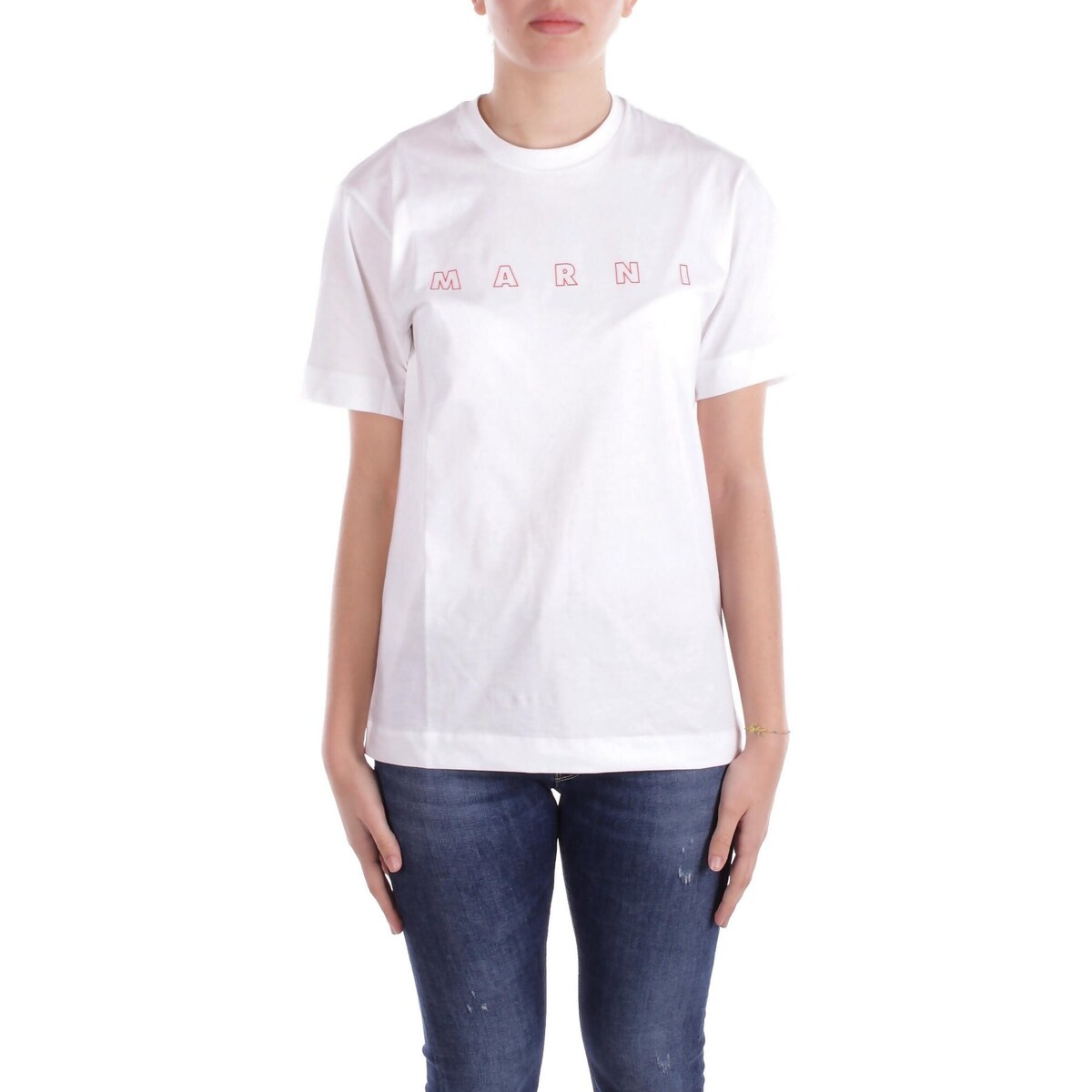 Kleidung Kinder T-Shirts Marni M01466-M00RF Weiss
