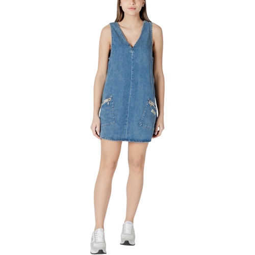 Kleidung Damen Kurze Kleider Replay W9219.000.624 83A Blau