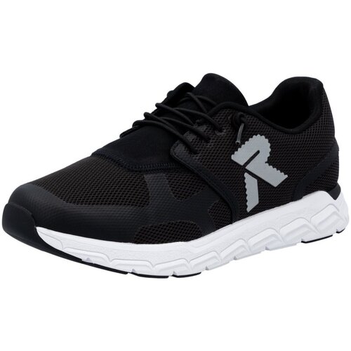 Schuhe Damen Sneaker Rieker Halbschuhe M9000-00 Schwarz