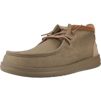 Schuhe Herren Stiefel HEYDUDE WALLY MID GRIP R WORKWEA Braun
