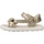 Schuhe Mädchen Sandalen / Sandaletten Geox J SANDAL PUFFYPOP GI Gold