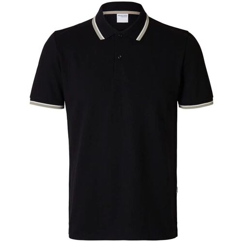 Kleidung Herren T-Shirts & Poloshirts Selected 16095852 ATLAS-DARK SAPPHIRE Blau