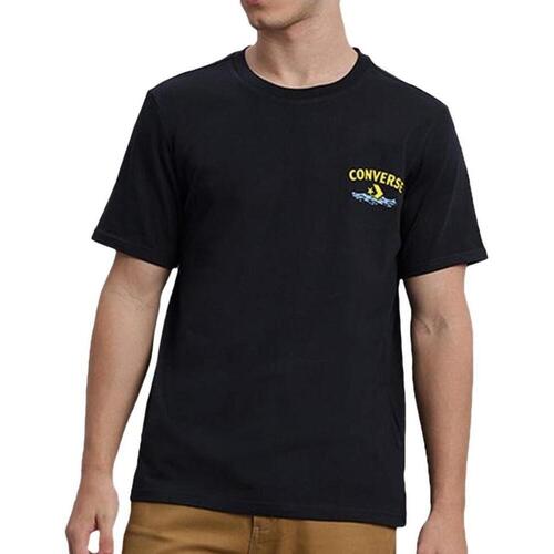 Kleidung Herren T-Shirts & Poloshirts Converse 10026675-A01 Schwarz