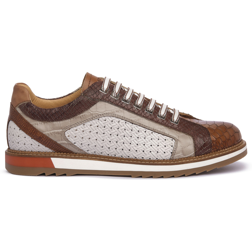 Schuhe Herren Sneaker Exton COMBI 4 Weiss