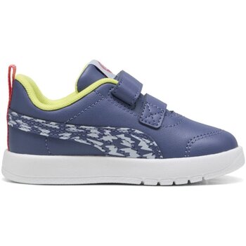 Schuhe Jungen Sneaker Puma Low Courtflex V3 Poised2raceV 400656-01 Blau