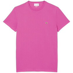 Kleidung Herren T-Shirts Lacoste TH6709 Rosa