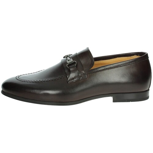 Schuhe Herren Slipper Exton 167 Braun