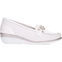 Schuhe Damen Slipper 24 Hrs 24 HOURS 26410 Damen Ledermokassin LEINEN