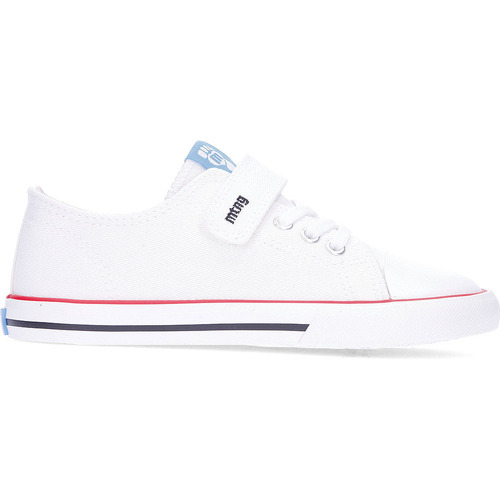 Schuhe Jungen Sneaker Low MTNG Free 49065 Kinderfreundlicher Schuh CANVER_WEISS