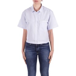 Kleidung Damen Hemden Guess W5GH98WH7Q1 Blau