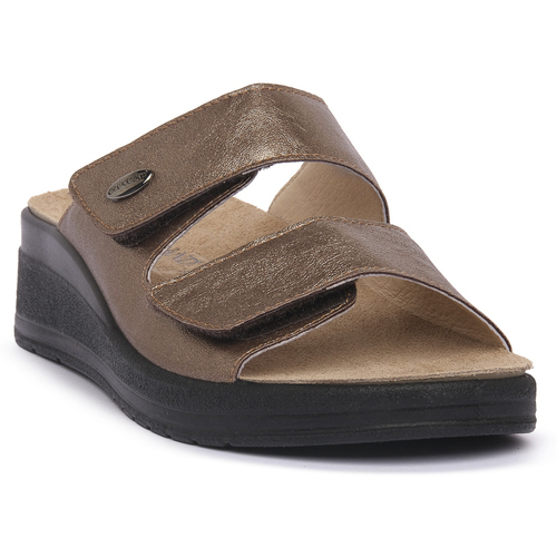 Schuhe Damen Pantoffel Grunland BRONZO 59 DIDA Braun