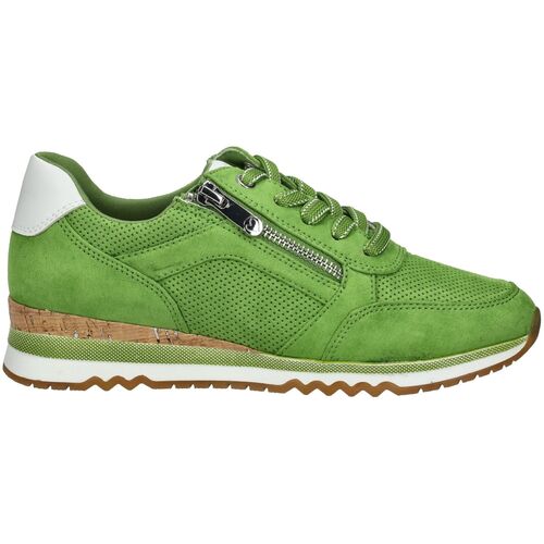 Schuhe Damen Sneaker Low Marco Tozzi Sneaker Grün