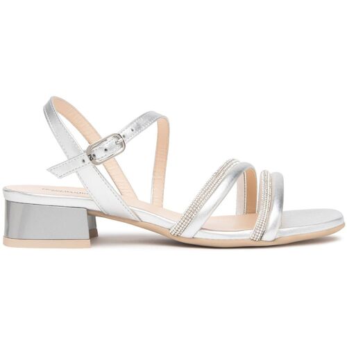 Schuhe Damen Sandalen / Sandaletten NeroGiardini Sandalen Silbern