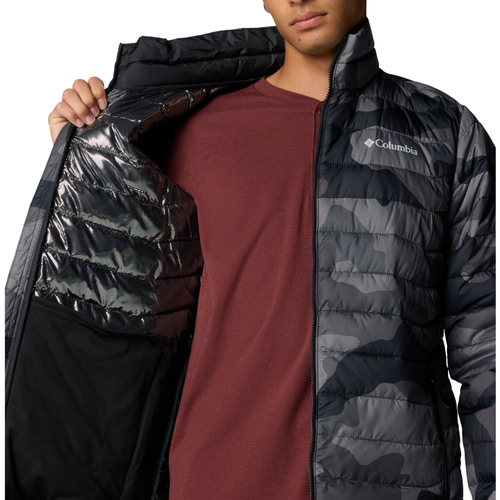Columbia Powder Lite II Printed Jacket Schwarz