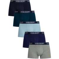 Unterwäsche Herren Boxershorts Lyle & Scott 5er-Pack Miller-Trunks Multicolor