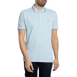 Kleidung Herren Polohemden Gant Piqué-Poloshirt mit Spitze Blau