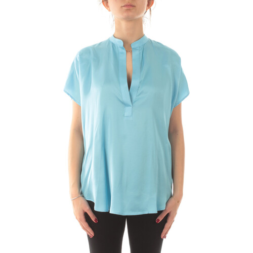 Kleidung Damen Tops / Blusen Akep CMKD09168 Blau