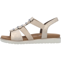 Schuhe Damen Sandalen / Sandaletten Rieker 252144 Beige