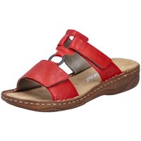 Schuhe Damen Pantoletten / Clogs Rieker Pantoletten V2885 V2885-33 Rot
