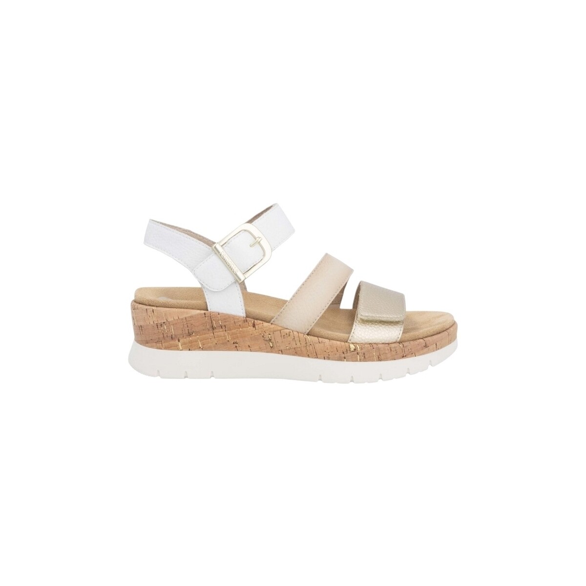 Schuhe Damen Sandalen / Sandaletten Remonte D2P50 80-blanc combiné Blanc Weiss