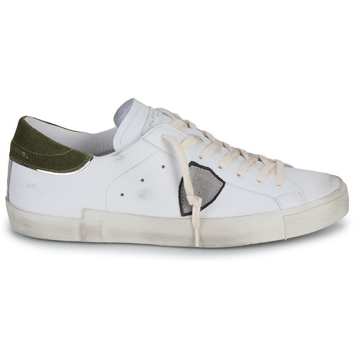 Philippe Model PRSX LOW MAN Weiss / Kaki