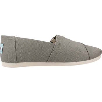 Schuhe Herren Leinen-Pantoletten mit gefloch Toms 10021903T Grau