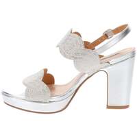 Schuhe Damen Sandalen / Sandaletten Queen Helena ZM9655 Silbern