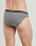 Unterwäsche Herren Slips Athena BASIC COTON Pack de 4 Anthrazit / Grau / Schwarz / Weiss