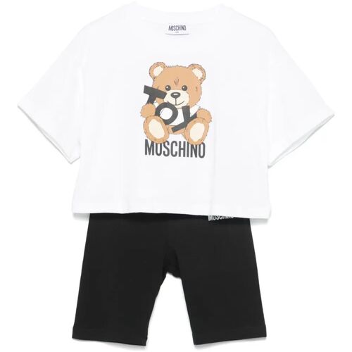 Kleidung Mädchen Anzüge Moschino HDG01H-LBA00 Weiss