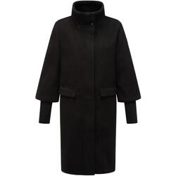 Kleidung Damen Mäntel Navahoo Langmantel Polarblüte 14 Schwarz
