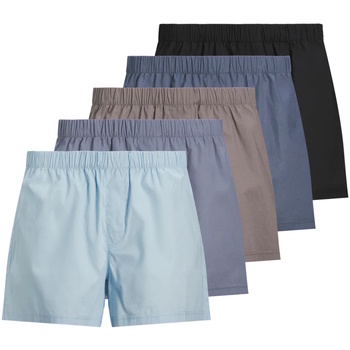Unterwäsche Herren Boxershorts Jack & Jones Unterhose MILANO Trunks 5er Pack Blau