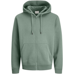 Kleidung Herren Jacken Jack & Jones Jacke BRADLEY Kapuzensweatjacke Grün