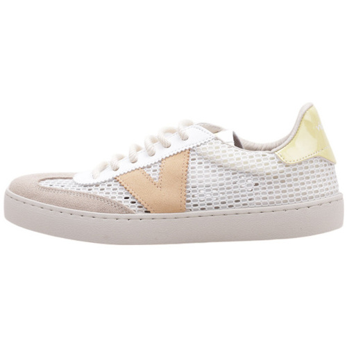 Schuhe Damen Sneaker Low Victoria BERLÍN REJILLA ABIERTA & SERRAJE Beige