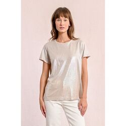 Kleidung Damen T-Shirts & Poloshirts Molly Bracken TS103DP-BEIGE Beige