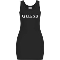 Kleidung Damen Kleider Guess V5GK06-K8RT2 Schwarz