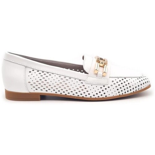 Schuhe Damen Sneaker Low Pitillos MOCCASINS  5644 Weiss